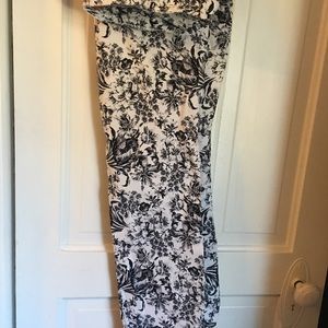 Super cute black floral jeans